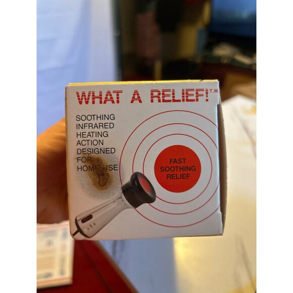 Healthteam What A Relief! Infrared Portable Heat Lamp W/ Storage Case & Instruct - Picture 7 of 7